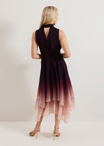 Phase Eight Maybel Ombre Dress Multicolor Australia | EY6904581